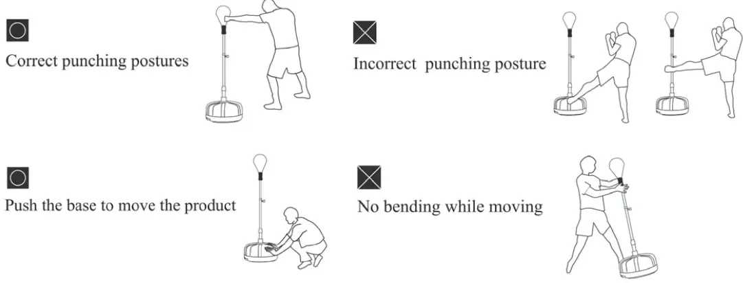 taurus TB-1100 Freestanding Punching Ball-fig4