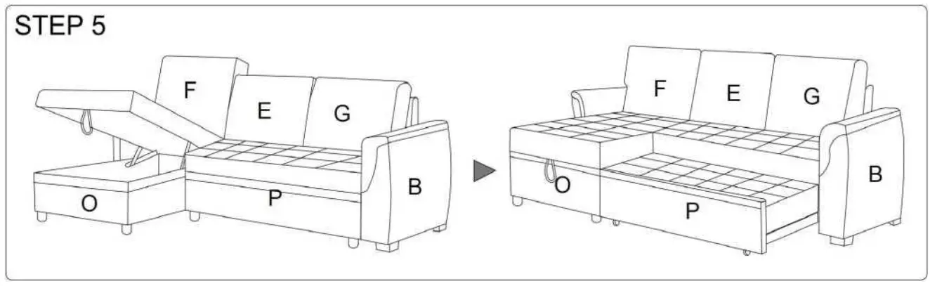 Latitude Run W005311608 2 Piece Linen Storage Sofa Bed - fig 7