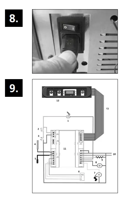 Qlima ECO 1700 Pellet Heater Instruction fig 13