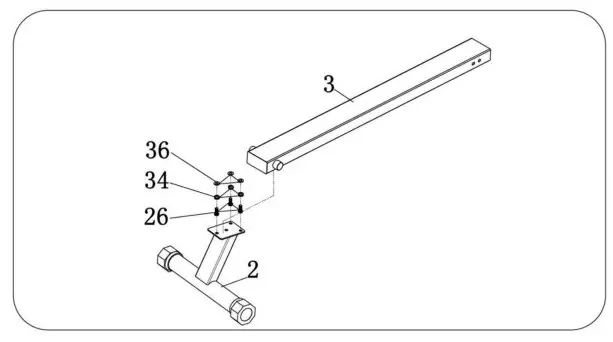 ECHANFIT Magnetic Rowing Machine- STEP 2