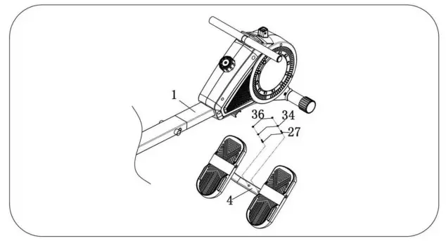 ECHANFIT Magnetic Rowing Machine- STEP 6