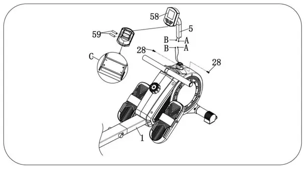 ECHANFIT Magnetic Rowing Machine- STEP 8