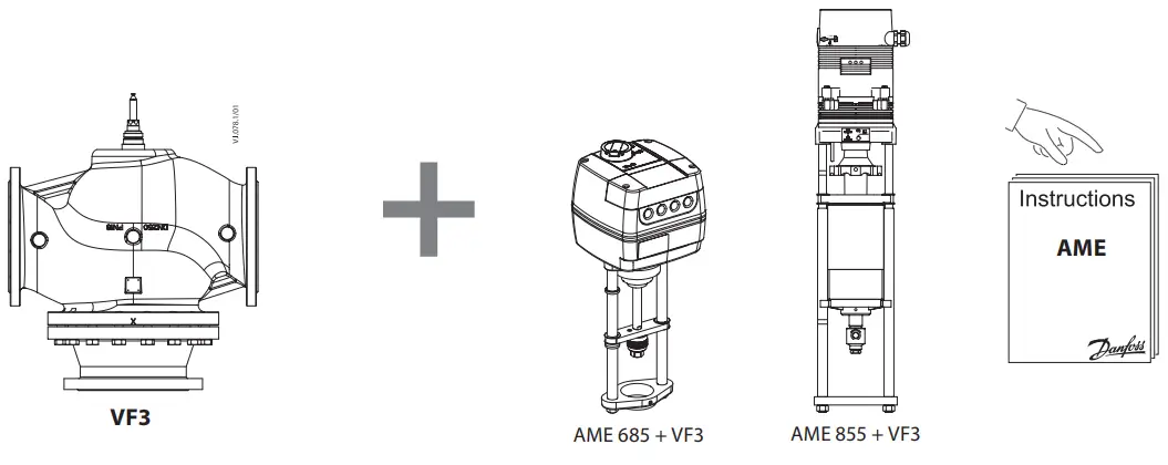 Danfoss VF3 Seated Valves - FIG 1