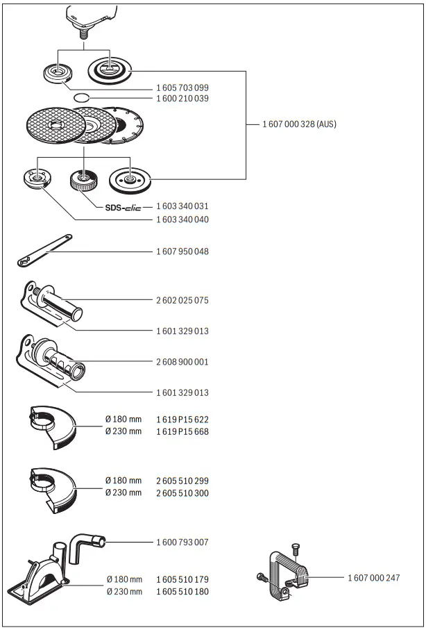 BOSCH GWS 22 Angle Grinder - fig 10