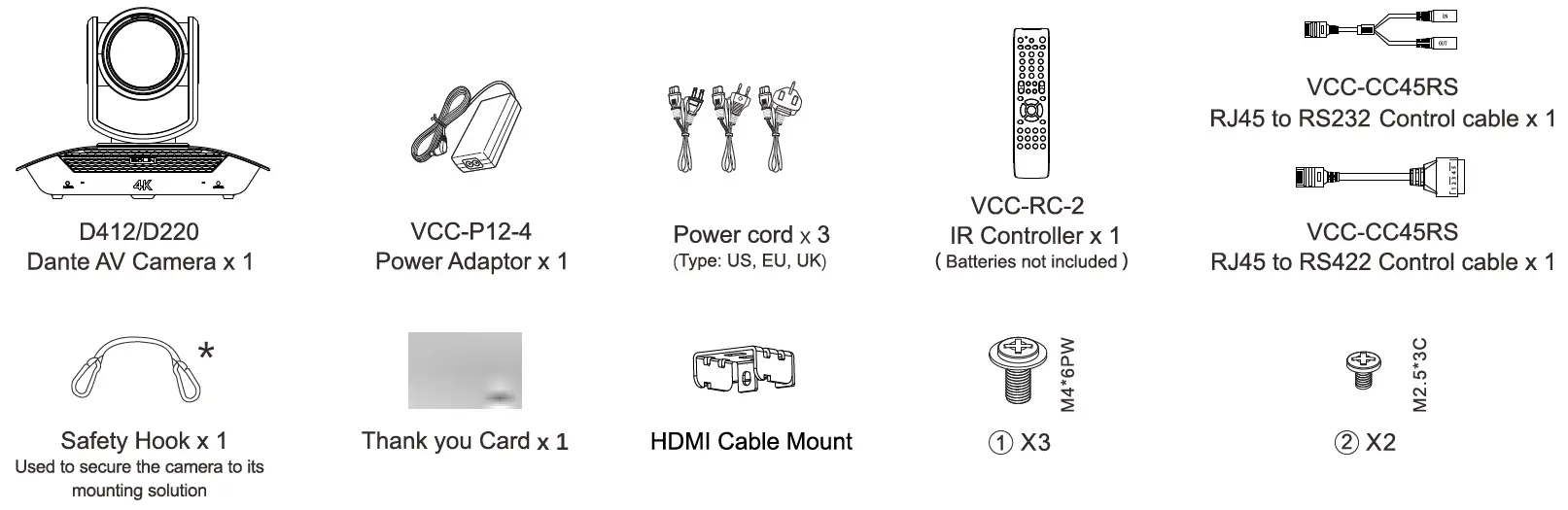 BOLIN TECHNOLOGY D412 Dante AV 4K60 HDMI IP PTZ Camera with 12x Optical Zoom-1