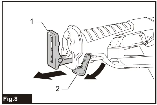 makita GRJ02 Cordless Recipro Saw-10