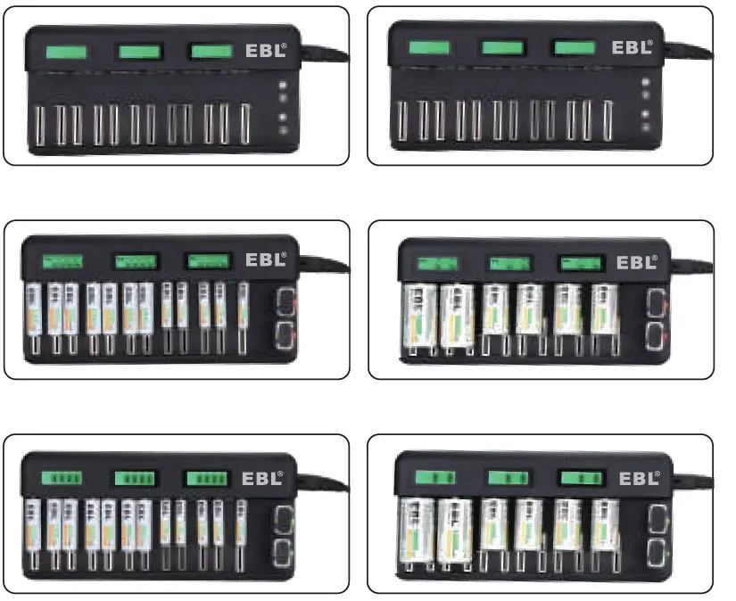 EBL TB-6036 Rechargeable Battery Charger-3