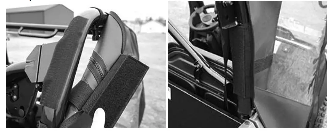 FALCON RIDGE KY 450 FC04 Kymco UXV Full Cab  amp Vent Windshield - Doors 1