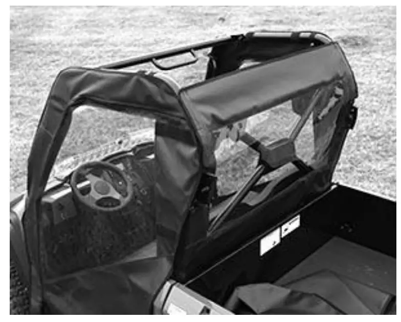 FALCON RIDGE KY 450 FC04 Kymco UXV Full Cab  amp Vent Windshield - Doors 3