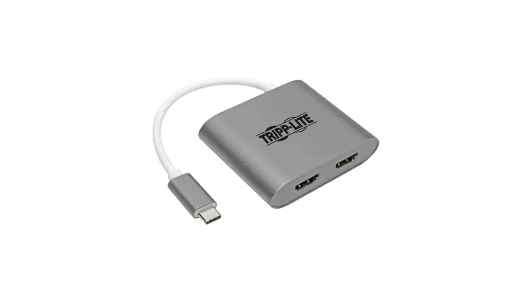 Tripp-lite U444-2dp-mst4k6 Usb-c Dual Display Mst Adapter Owner's Manual Tripp-lite U444-2dp-mst4k6 Usb-c Dual Display Mst Adapter Owner's Manual