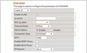 FIG 13 Set up a WAN connection