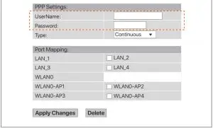 FIG 14 Set up a WAN connection