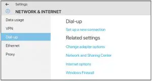 FIG 15 Dial up on a computer