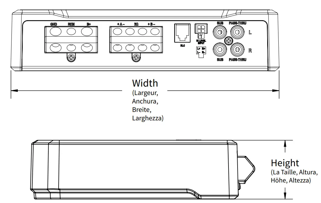 Rockford Fosgate M2-200X2 Marine 200-Watt 2-Channel Amplifier-1