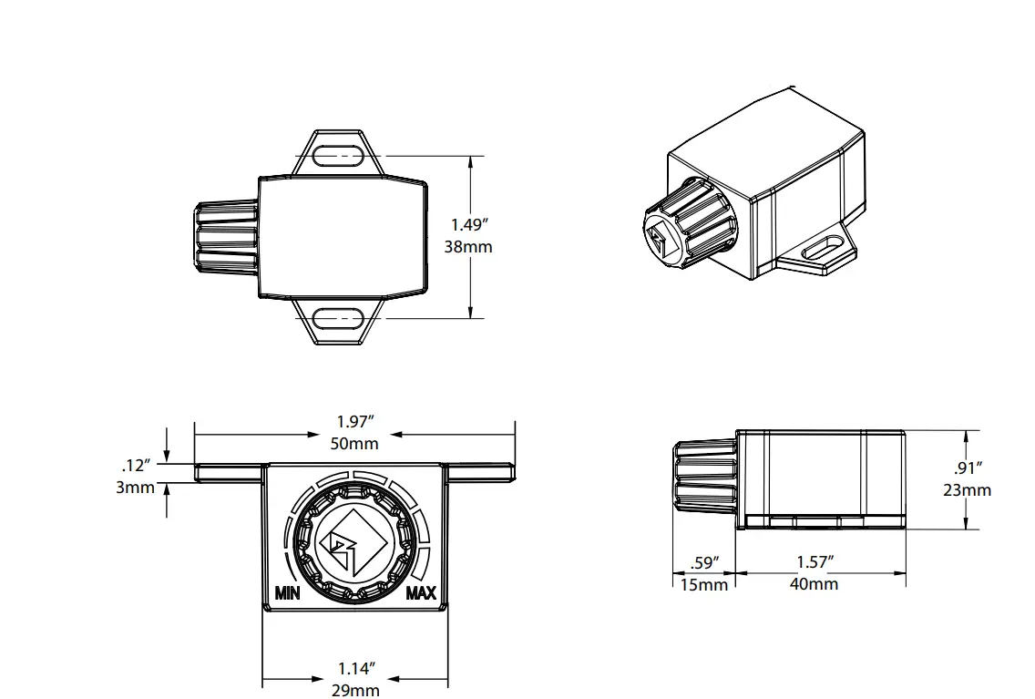 Rockford Fosgate M2-200X2 Marine 200-Watt 2-Channel Amplifier-3