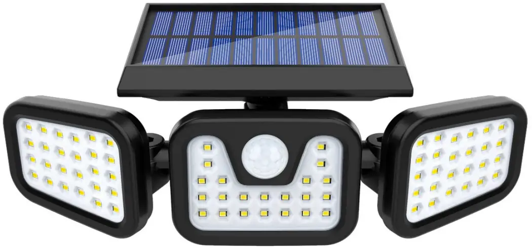 kogan NBBR3HOSMSL 3 Headed Outdoor Solar Motion Sensor Light