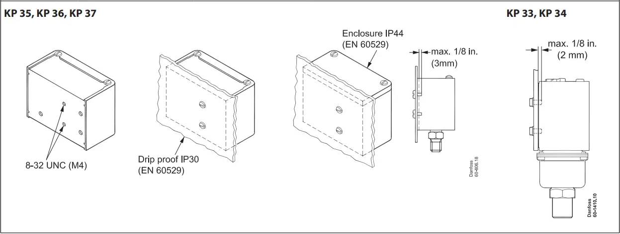 Danfoss KP 33 Pressure Switch 4