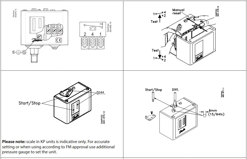 Danfoss KP 33 Pressure Switch 5