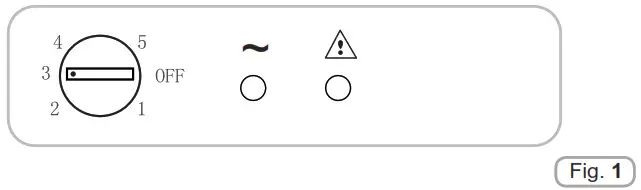 CANDY Refrigerator - Temperature adjustment