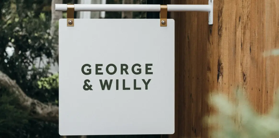 George Willy Hanging Storefront Sign User Guide