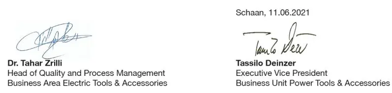 HILTI SL 2-22 LED work light Instruction Manual - Signature