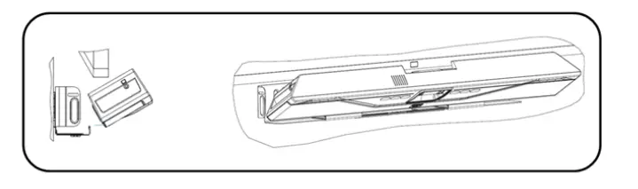 Yamaha Video Sound Collaboration System for Huddle Rooms [CS-700] - Placing the CS-700 unit on the bracket