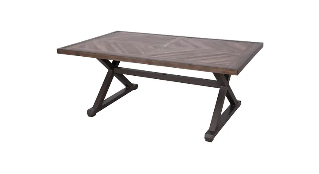 Allen Roth Fts61523d Rectangle Outdoor Dining Table User Manual