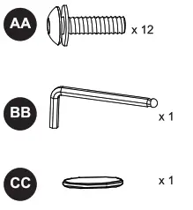 allen roth FTS61523D Rectangle Outdoor Dining Table - fig2