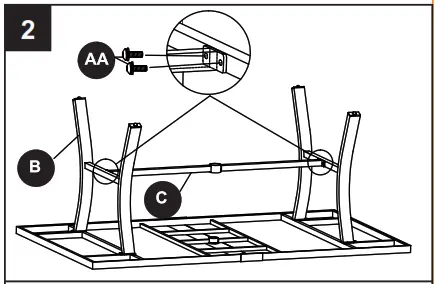 allen roth FTS61523D Rectangle Outdoor Dining Table - fig5