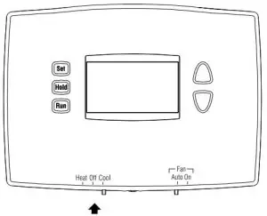 FIG 6 System switch (Heat or Cool)