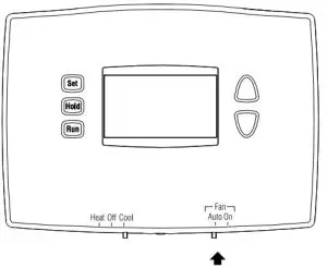 FIG 7 Fan switch (Auto or On)