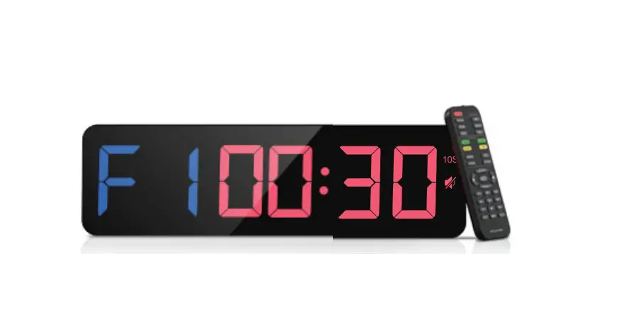 Anjank Ct008 Gym Timer 15 Inch Large Led Display Wall Clock User Manual