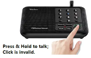 Wuloo-WL-666-Wireless-Intercom-System-fig-7