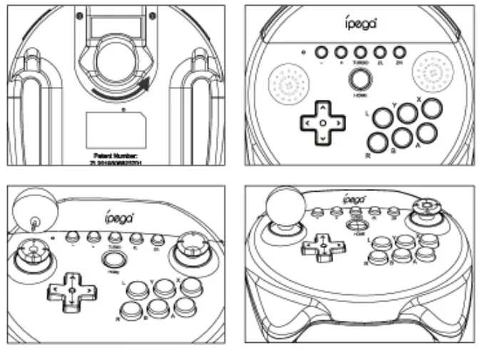 ipega Elvis Wireless N.S Controller PG-S025 -1