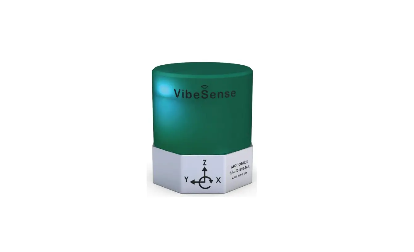 Motionics Vibesense Wireless Tri-axial Vibration Sensor User Guide