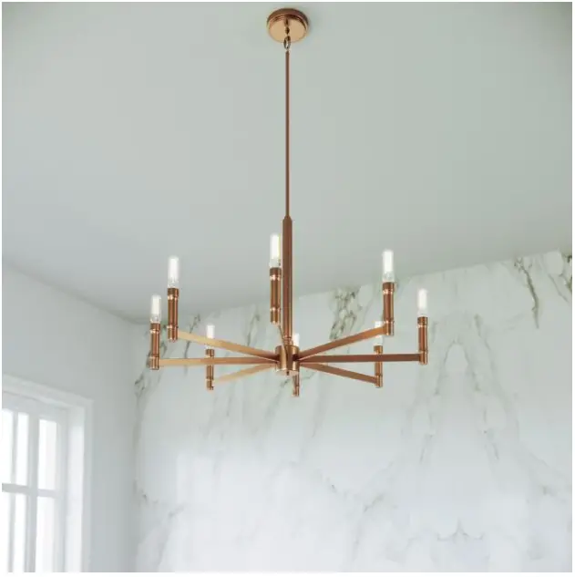 PARK HARBOR 953487 Kunin 8 Light Chandelier