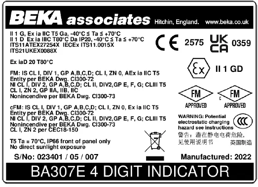BEKA-BA307E-Intrinsically-Safe-Loop-Powered-Indicator-FIG-1