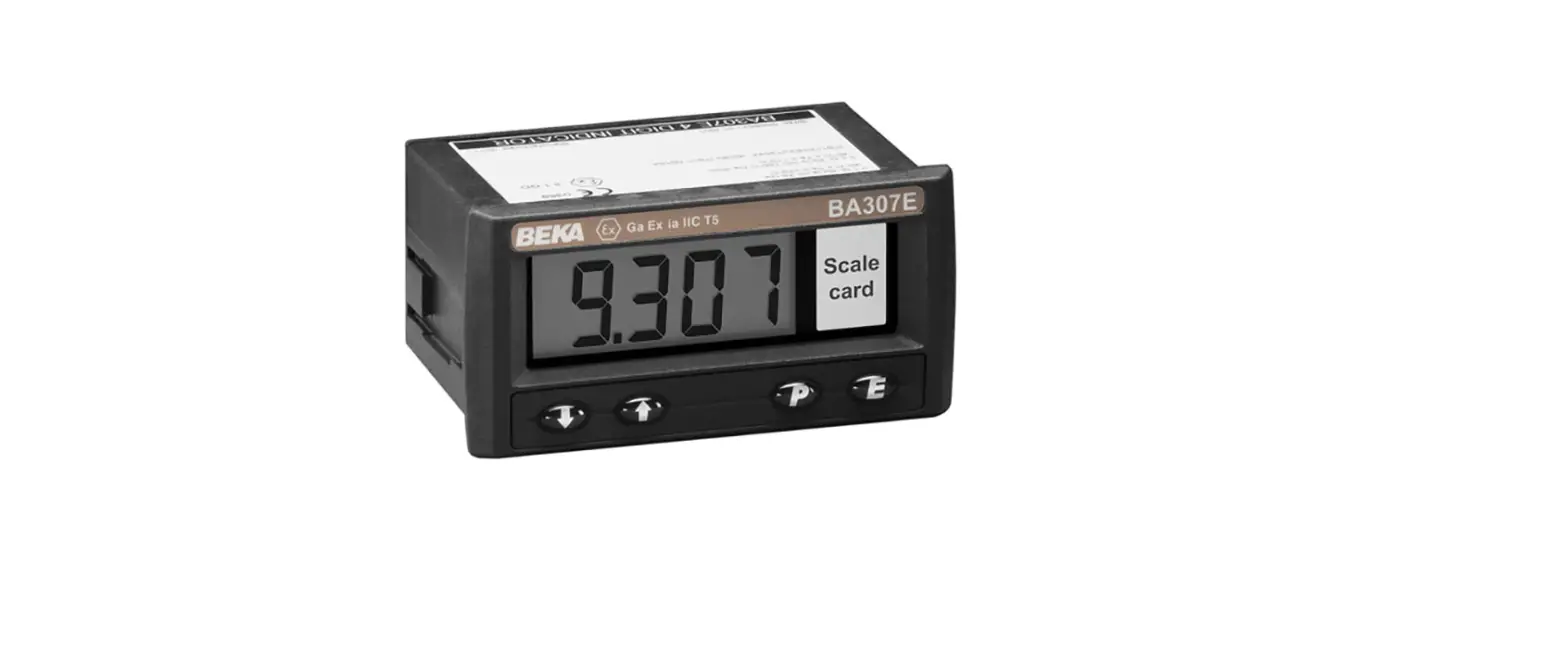Beka Ba307e Intrinsically Safe Loop Powered Indicator Instruction Manual Beka Ba307e Intrinsically Safe Loop Powered Indicator Instruction Manual