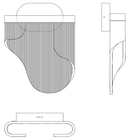 ET2 Lighting E24770-133BK Sonata LED Wall Sconce