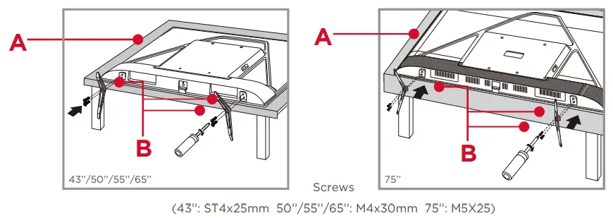 TCL 4-Series S430 4K UHD HDR Smart Android TV - Step 1