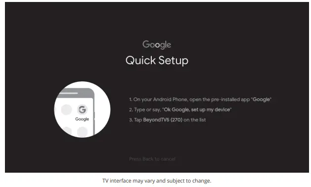 TCL 4-Series S430 4K UHD HDR Smart Android TV - Step 5