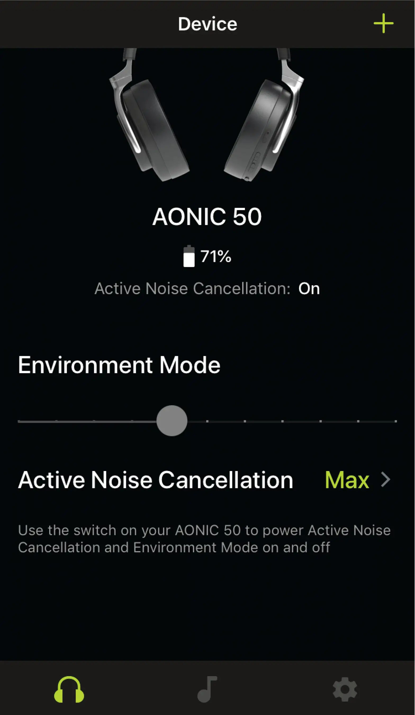 shure-aonic-50-wireless-headphone- Active noise cancellation