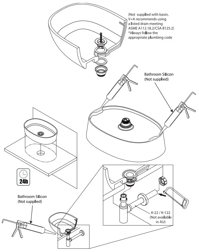 victoria albert VA009SW Vessel Basins Sink - fig 2