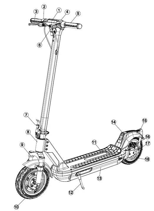 RCB R10X Electric Scooter 3
