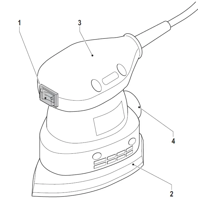 FERM PSM1013 Detail Sander 220W 1