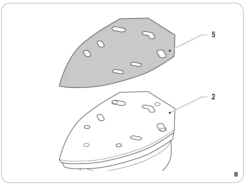 FERM PSM1013 Detail Sander 220W 2