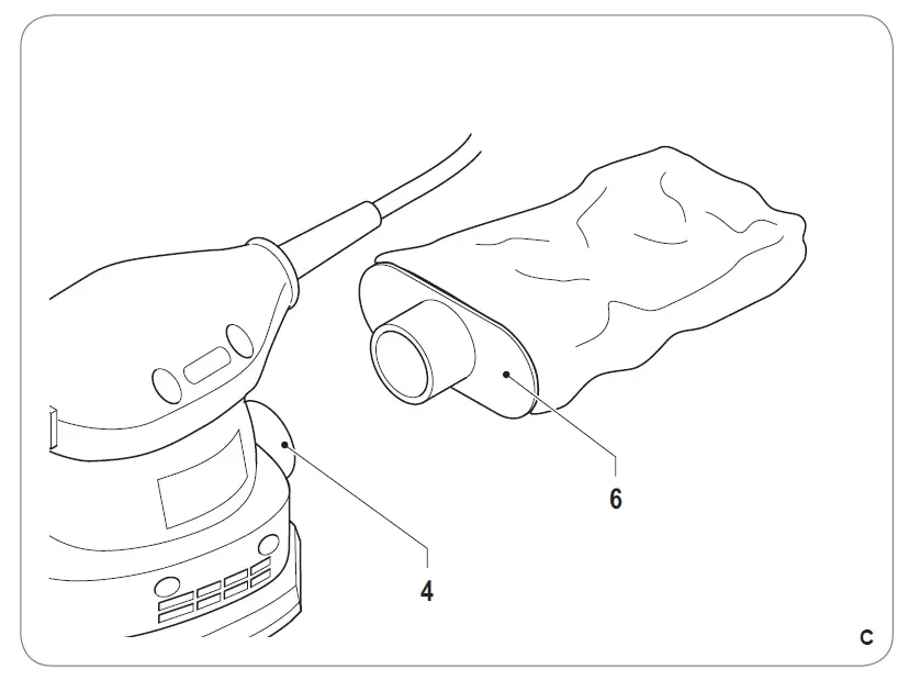 FERM PSM1013 Detail Sander 220W 3