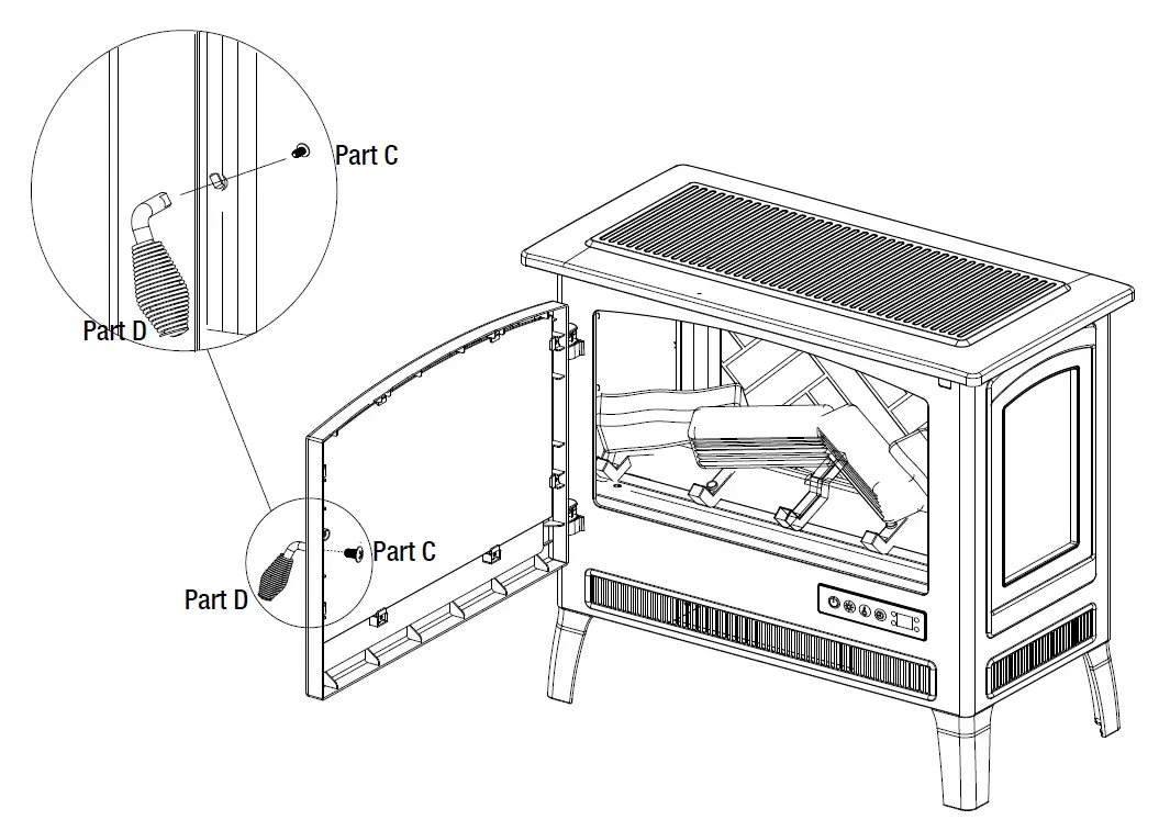 Country-Living-CL-FS-696-0-Infrared-Electric-Fireplace-Stove-Heater-fig- (4)