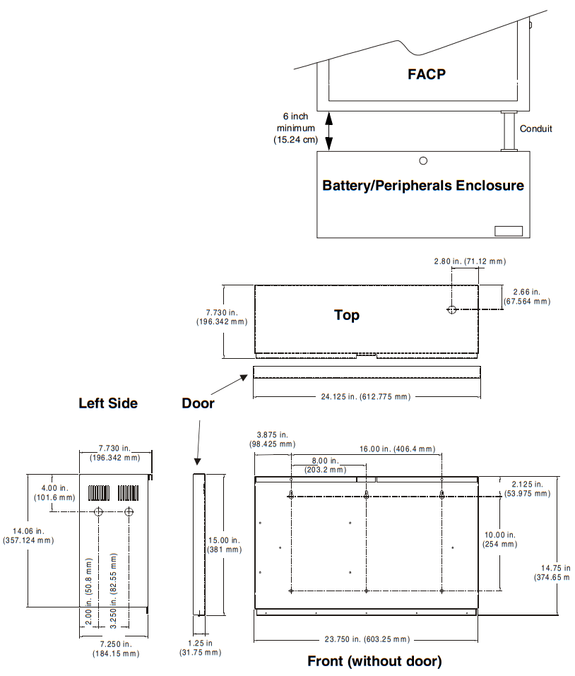 FIre LITe BB 55 Battery Box