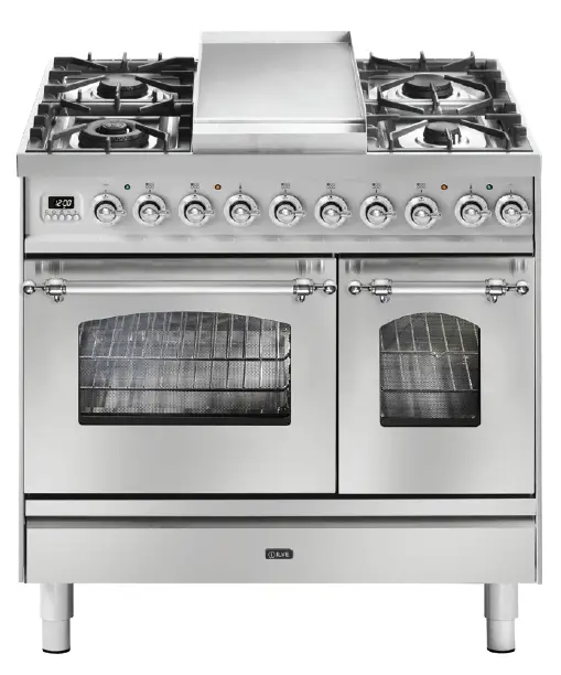 ILIVE PD09FDNE3 90cm Nostalgie Series Cooker Double Oven